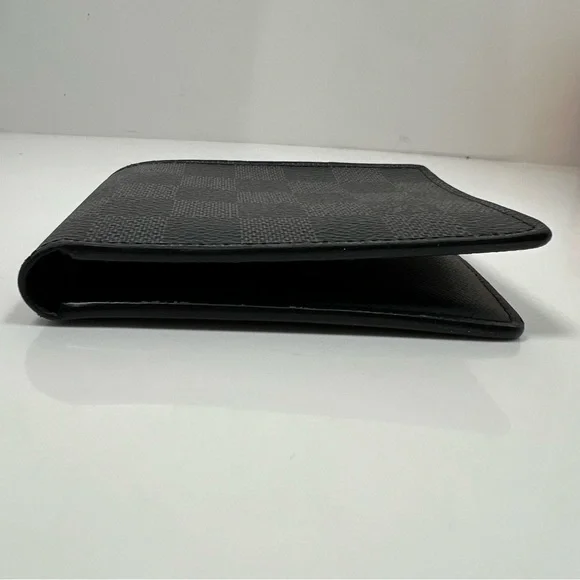 Louis Vuitton Damier Graphite Slender Wallet, Men's Bifold Card Holder - Picture 4 of 8